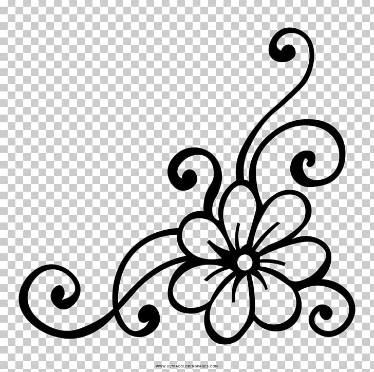 Coloring Book Drawing Line Art Floral Design PNG, Clipart, Artwork, Black, Black And White, Circle, Coloring Book Free PNG Download