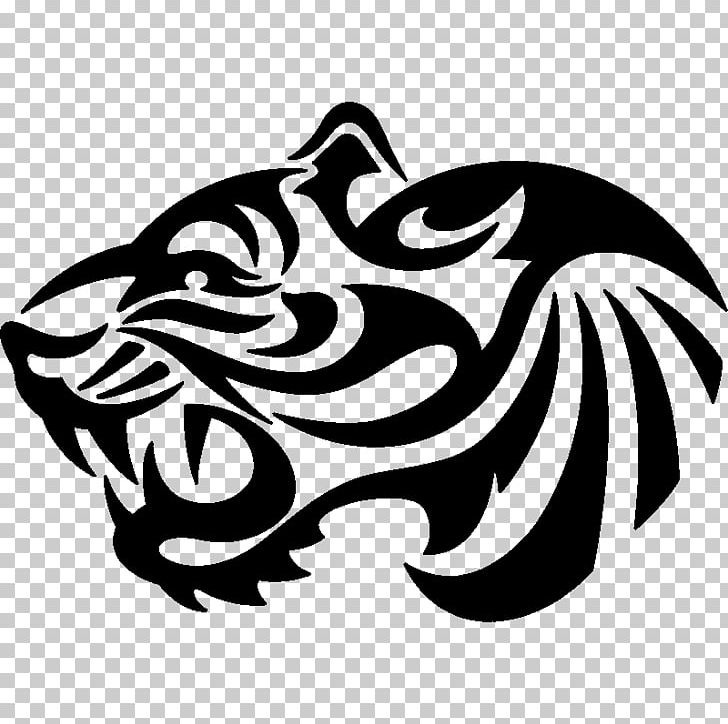 Tiger Wall Decal Sticker Lion PNG, Clipart, Animal, Animals, Big Cat, Black And White, Black Panther Free PNG Download