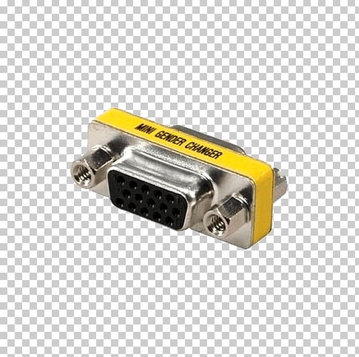 D-subminiature Gender Changer VGA Connector Adapter Electrical Connector PNG, Clipart, Adapter, Cable, Computer Monitors, Electrical Cable, Electrical Connector Free PNG Download