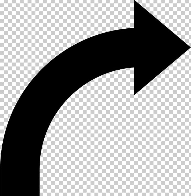 Arrow Curve Computer Icons PNG, Clipart, Angle, Arrow, Black, Black And White, Brand Free PNG Download