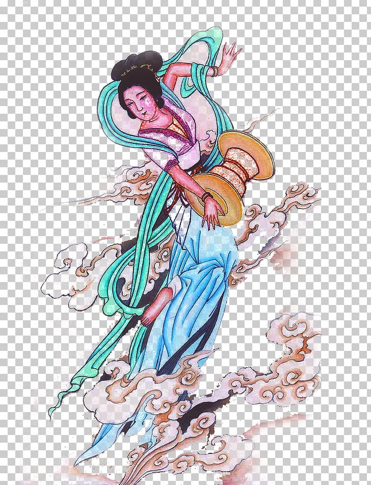 China Gongbi Illustration PNG, Clipart, Art, Business Woman, Cartoon, China, Chinese Painting Free PNG Download
