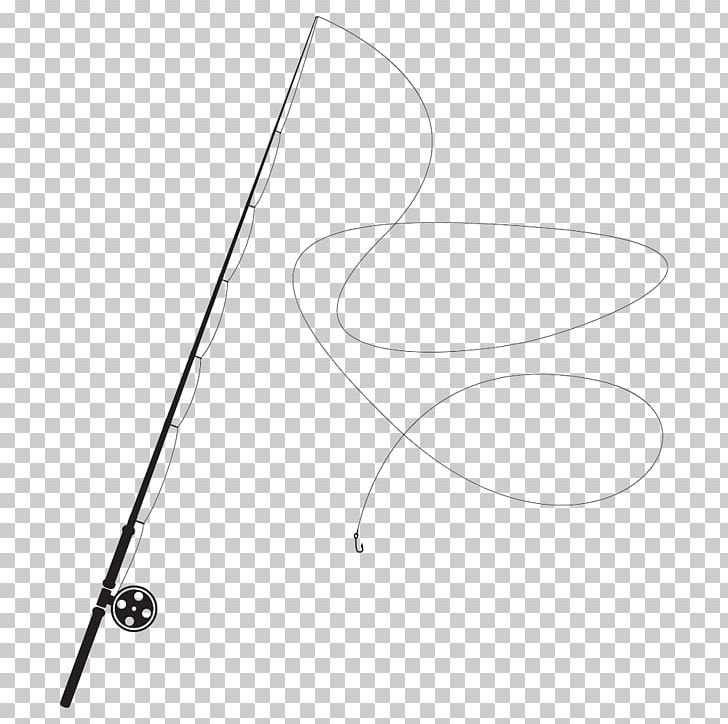 Fishing Rod Fishing Line Angling PNG, Clipart, Abstract Lines, Angling, Area, Black, Black And White Free PNG Download