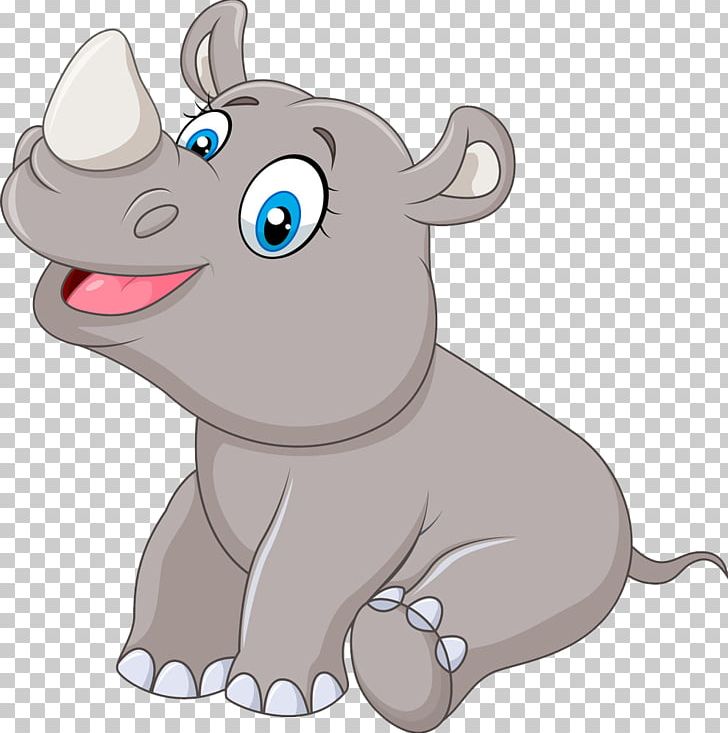 Rhinoceros Hippopotamus Cartoon PNG, Clipart, Animals, Art, Carnivoran, Dog Like Mammal, Fauna Free PNG Download