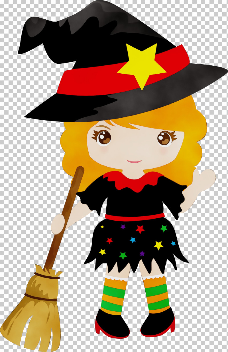 Cartoon Costume Hat Costume Accessory Broom PNG, Clipart, Broom, Cartoon, Costume Accessory, Costume Hat, Paint Free PNG Download