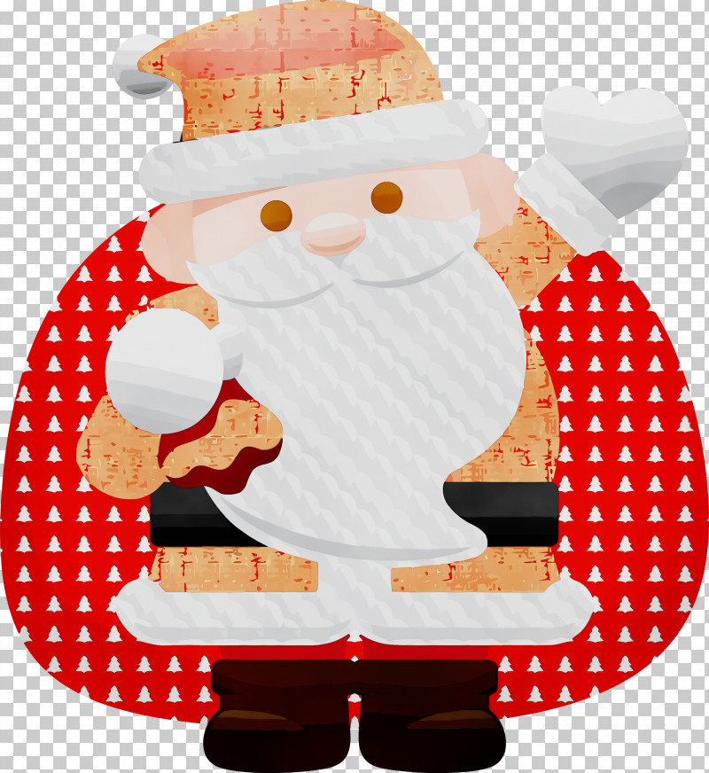 Santa Claus PNG, Clipart, Christmas Decoration, Christmas Stocking, Paint, Santa Claus, Watercolor Free PNG Download