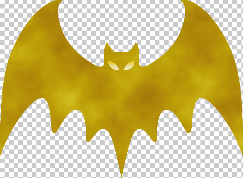 Yellow Bat-m Font PNG, Clipart, Batm, Halloween, Paint, Watercolor, Wet Ink Free PNG Download