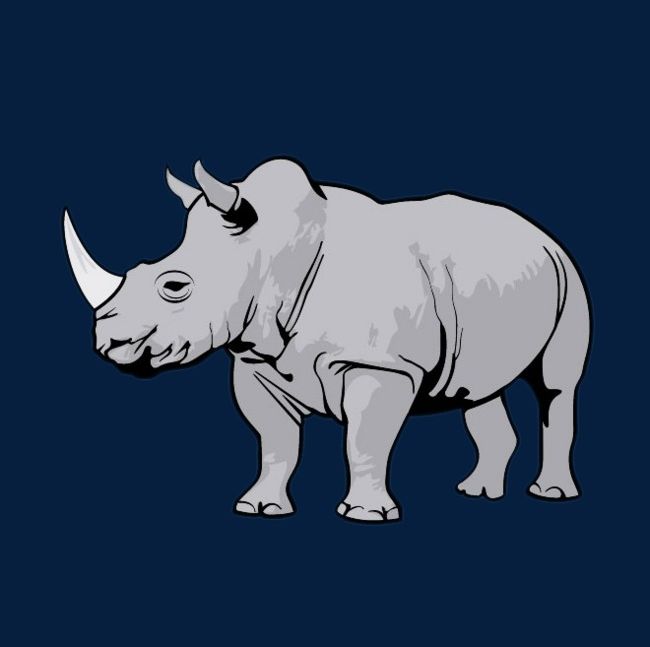 Rhino Creative PNG, Clipart, Animal, Cartoon, Cartoon Rhino, Creative Clipart, Library Free PNG Download