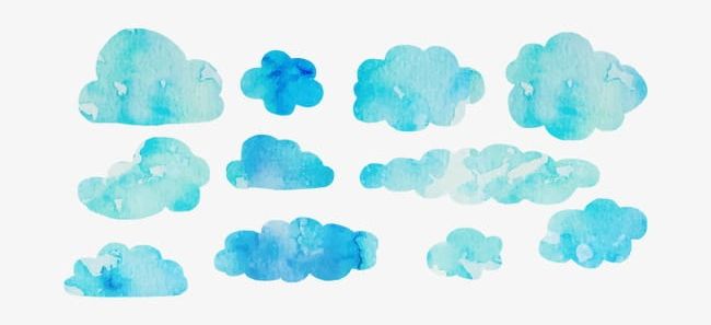 Watercolor Clouds PNG, Clipart, Blue, Cloud, Clouds, Clouds Clipart, Clouds Clipart Free PNG Download