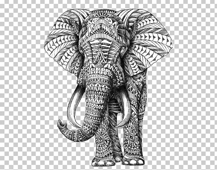 Drawing African Elephant Art PNG, Clipart, Animals, Art, Art Museum, Asian Elephant, Aztec Free PNG Download