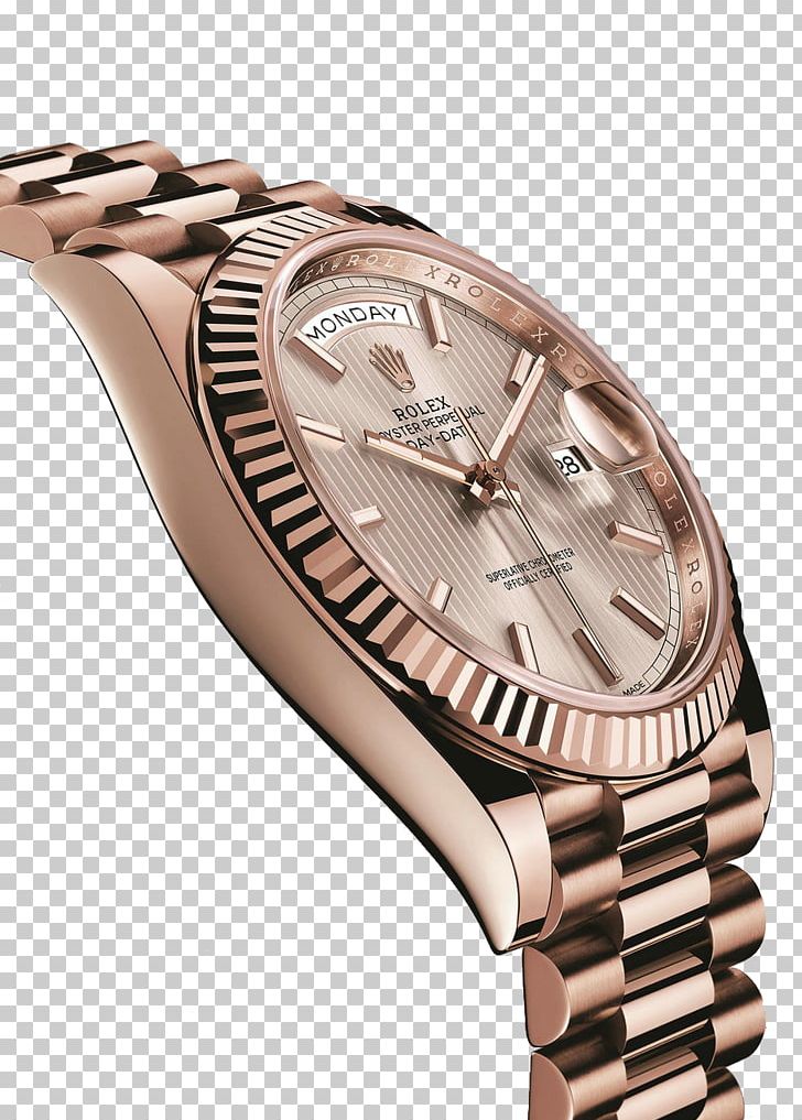 Rolex Datejust Rolex Submariner Rolex Daytona Rolex Day-Date PNG, Clipart, Automatic Watch, Brown, Chronometer Watch, Form, Gold Free PNG Download