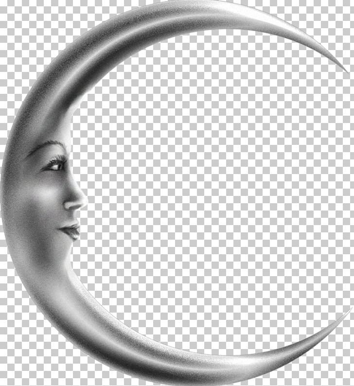 Moon Lunar Phase PNG, Clipart, Black And White, Body Jewelry, Cartoon, Circle, Crescent Free PNG Download
