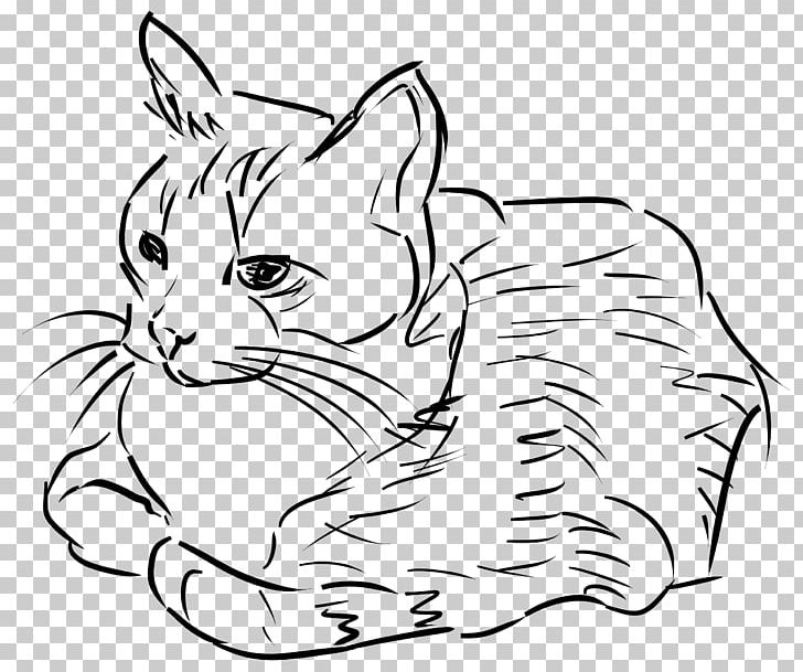 Cat Drawing Line Art PNG, Clipart, Animals, Art, Artwork, Black, Carnivoran Free PNG Download