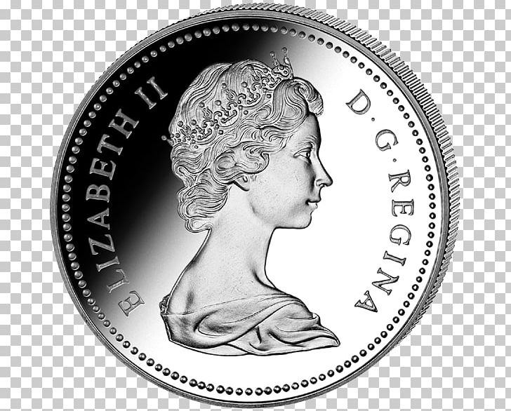 Dollar Coin Silver Canada United States Dollar PNG, Clipart, Black And White, Canada, Circle, Coin, Collecting Free PNG Download