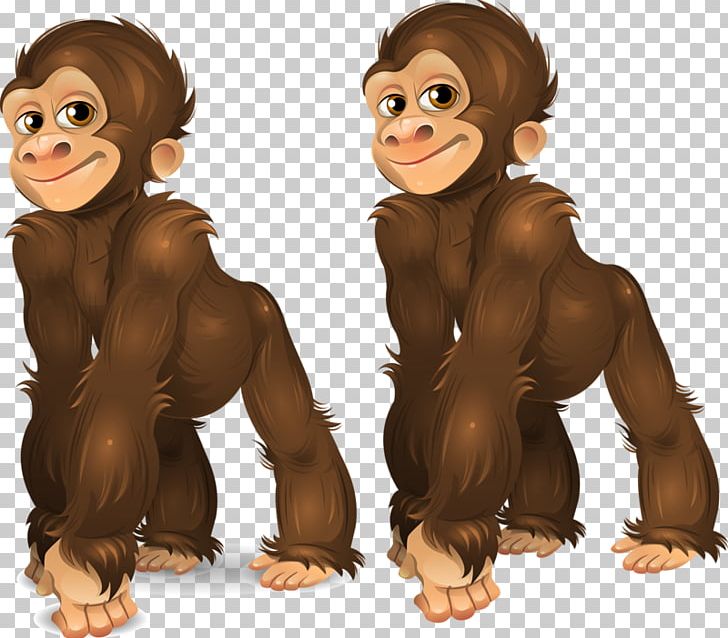 Gorilla Common Chimpanzee Orangutan Ape Monkey PNG, Clipart, Animal, Animals, Apes, Apes And Monkeys, Bear Free PNG Download