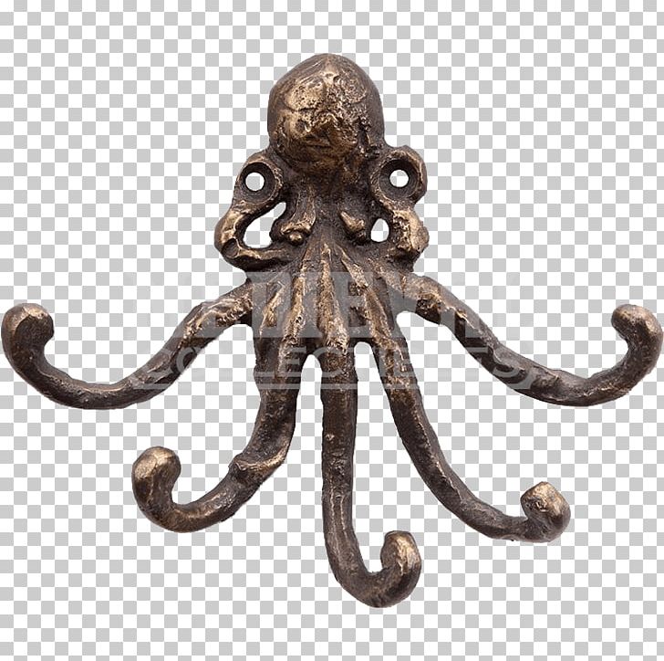Octopus Hook Wall Cephalopod Iron PNG, Clipart, Bronze, Brushed Metal, Cast Iron, Cephalopod, Coat Hat Racks Free PNG Download