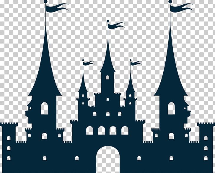 cinderella castle silhouette png