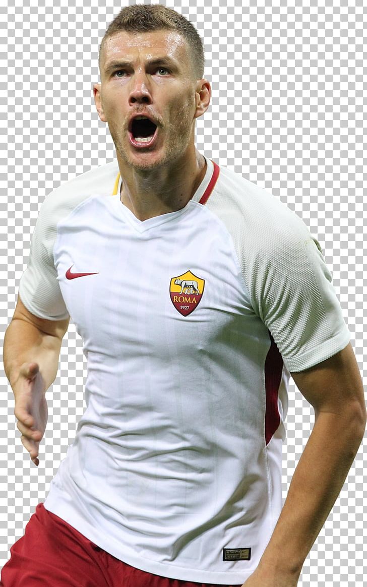 Edin Džeko A.S. Roma Soccer Player Serie A A.C. Milan PNG, Clipart, 2017, 2018, Ac Milan, As Roma, Clothing Free PNG Download