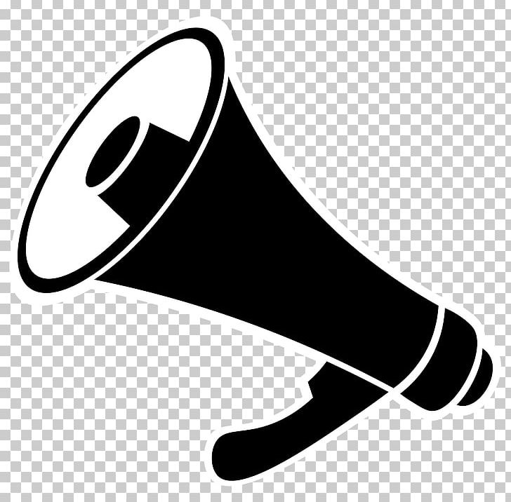 Megaphone Computer Icons PNG, Clipart, Black, Black And White, Computer Icons, Horn, Line Free PNG Download