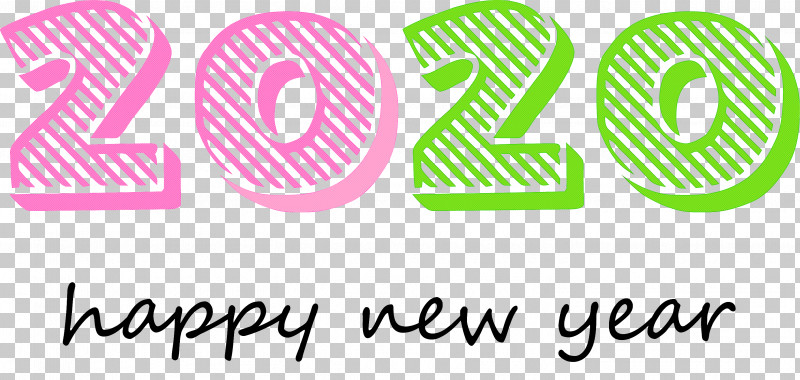 Happy New Year 2020 New Year 2020 New Years PNG, Clipart, Circle, Green, Happy New Year 2020, Line, Logo Free PNG Download