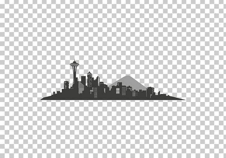Seattle Skyline Silhouette PNG, Clipart, Animals, Art, Art City, Battlecruiser, Black And White Free PNG Download