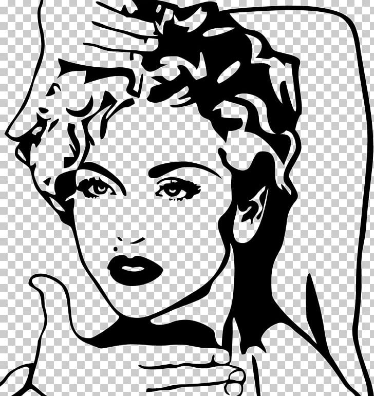 Stencil Painting Vogue Silhouette PNG, Clipart, Arm, Artwork, Black, Black And White, Cartoon Free PNG Download