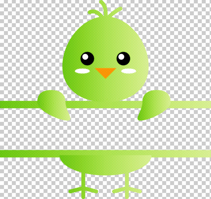 Chick Frame Easter Day PNG, Clipart, Bird, Cartoon, Chick Frame, Easter Day, Green Free PNG Download