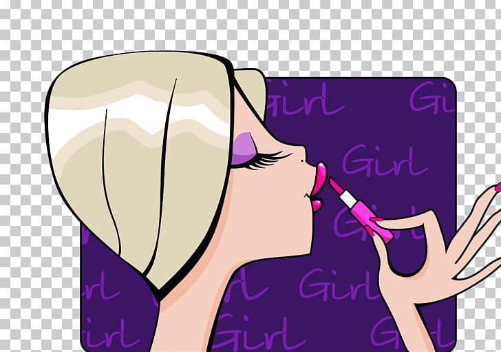 Cartoon Beauty Cosmetics Illustrator PNG, Clipart, Anime Girl, Art, Baby Girl, Beauty Parlour, Brand Free PNG Download