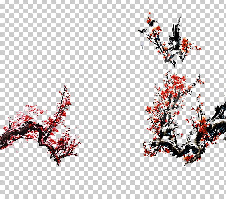 Ink Wash Painting PNG, Clipart, Branch, Chinese Style, Christmas Stocking, Computer Wallpaper, Coreldraw Free PNG Download