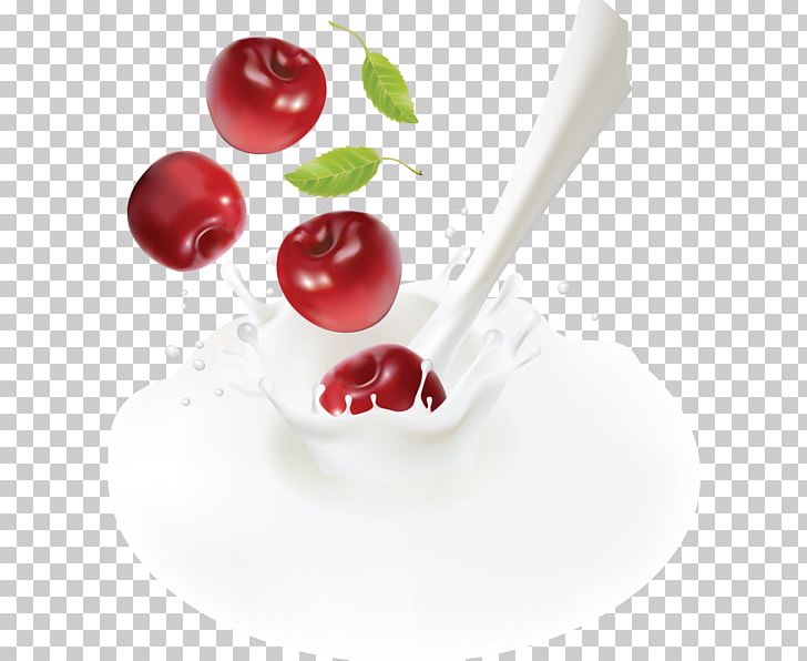 Milk Fruit Cherry PNG, Clipart, Berry, Cherry, Cranberry, Dairy Products, Drink Free PNG Download