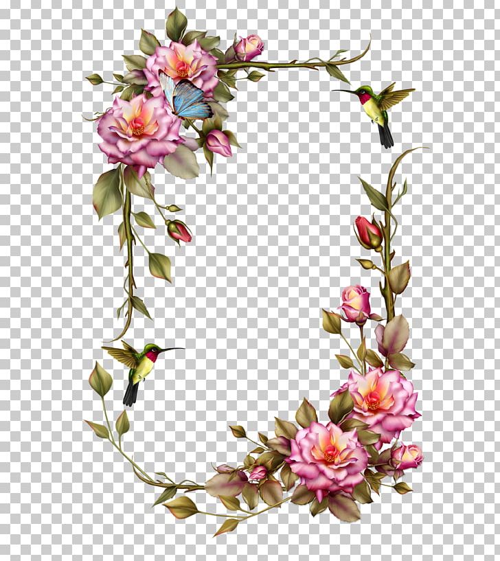 Borders And Frames Frames Flower Wreath PNG, Clipart, Artificial Flower, Blossom, Borders, Borders And Frames, Branch Free PNG Download