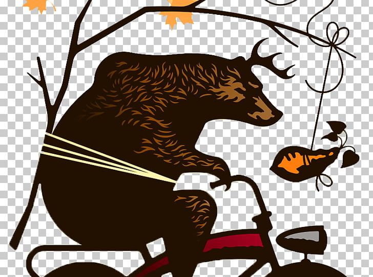 Cycling Bicycle Illustration PNG, Clipart, Animal, Art, Autumn Tree, Bear, Bicycle Free PNG Download