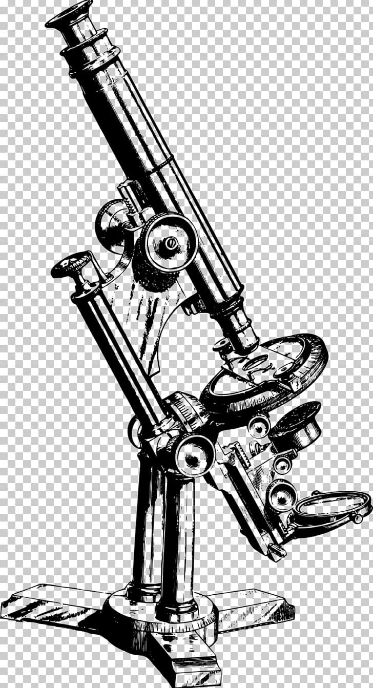 Optical Microscope Drawing PNG, Clipart, Angle, Art, Auto Part, Black And White, Brass Instrument Free PNG Download