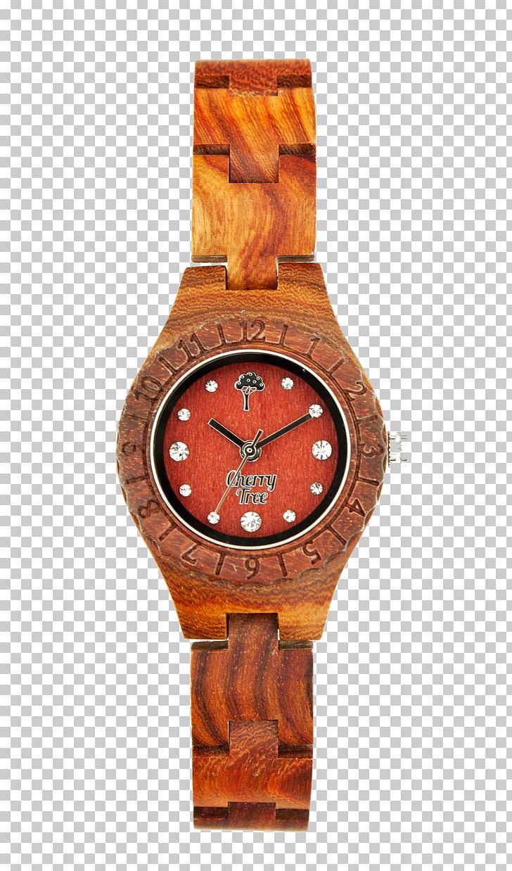 Swatch Film Watch Strap Clock PNG, Clipart, Accessories, Brown, Cherry, Cherry Tree, Cherrytree Free PNG Download
