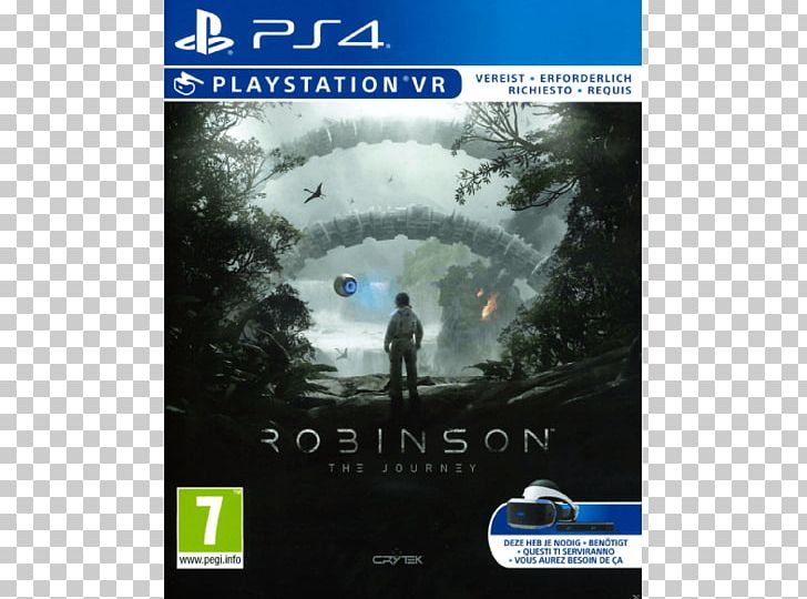 PlayStation VR Robinson: The Journey PlayStation 4 Video Game CRYENGINE PNG, Clipart, Adventure Game, Advertising, Brand, Cryengine, Crytek Free PNG Download
