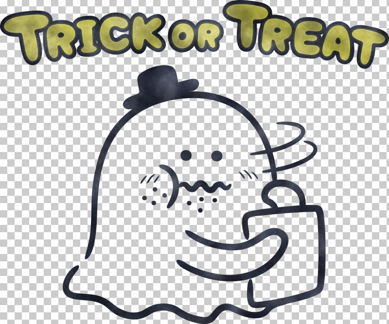 TRICK OR TREAT Happy Halloween PNG, Clipart, Cartoon, Comics, Drawing, Happy Halloween, Logo Free PNG Download