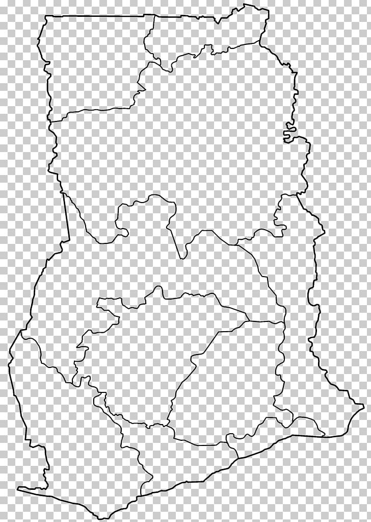 Cape Coast Region Of Ghana Western Region Eastern Region Ho PNG, Clipart, Accra, Area, Black And White, Blank, Blank Map Free PNG Download