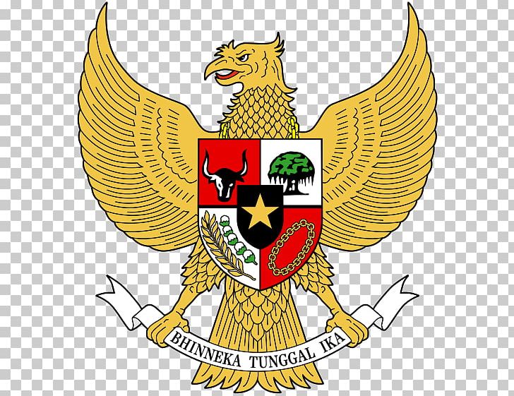 National Emblem Of Indonesia Coat Of Arms Garuda Pancasila PNG, Clipart ...