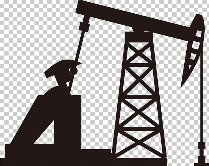 Petroleum Oil Field Icon PNG, Clipart, Angle, Black And White, Brand, City Silhouette, Derrick Free PNG Download