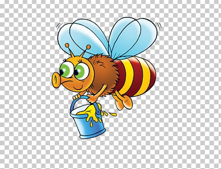 Western Honey Bee Maya Beehive Illustration PNG, Clipart, Animal, Art, Bee, Bees, Bumblebee Free PNG Download