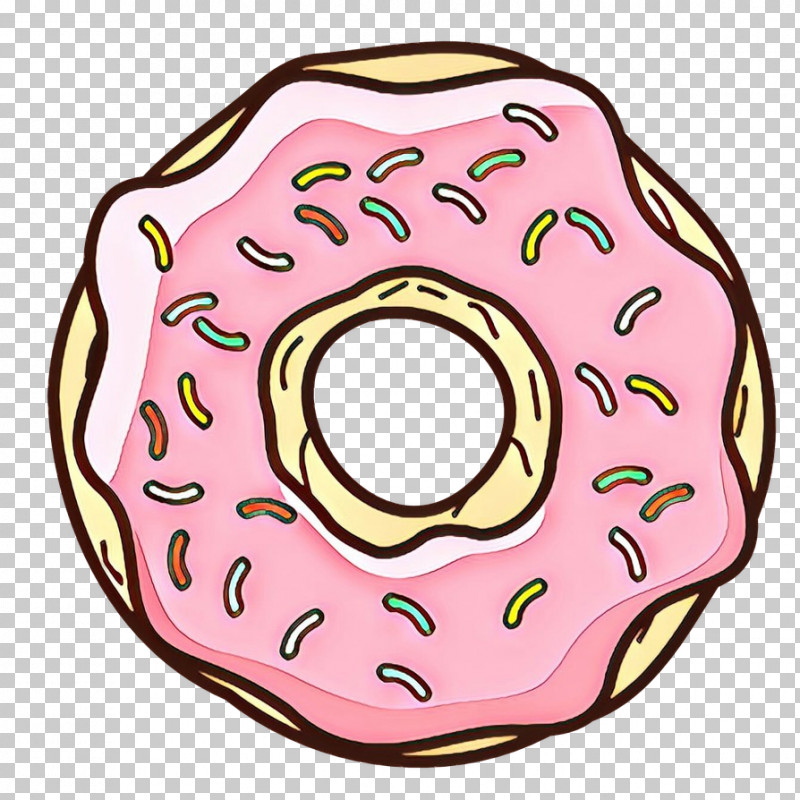Pink Doughnut Pastry Baked Goods Circle PNG, Clipart, Baked Goods, Circle, Doughnut, Pastry, Pink Free PNG Download