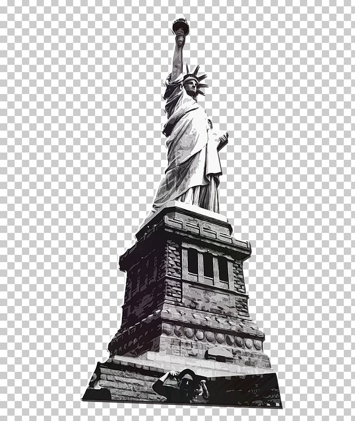 Statue Of Liberty National Monument Sculpture PNG, Clipart, Architecture, Artwork, Black And White, Buddha Statue, Building Free PNG Download