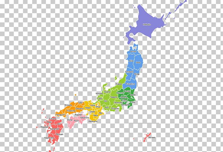 Prefectures Of Japan Map PNG, Clipart, Area, Blank Map, Border, Graphic Design, Japan Free PNG Download