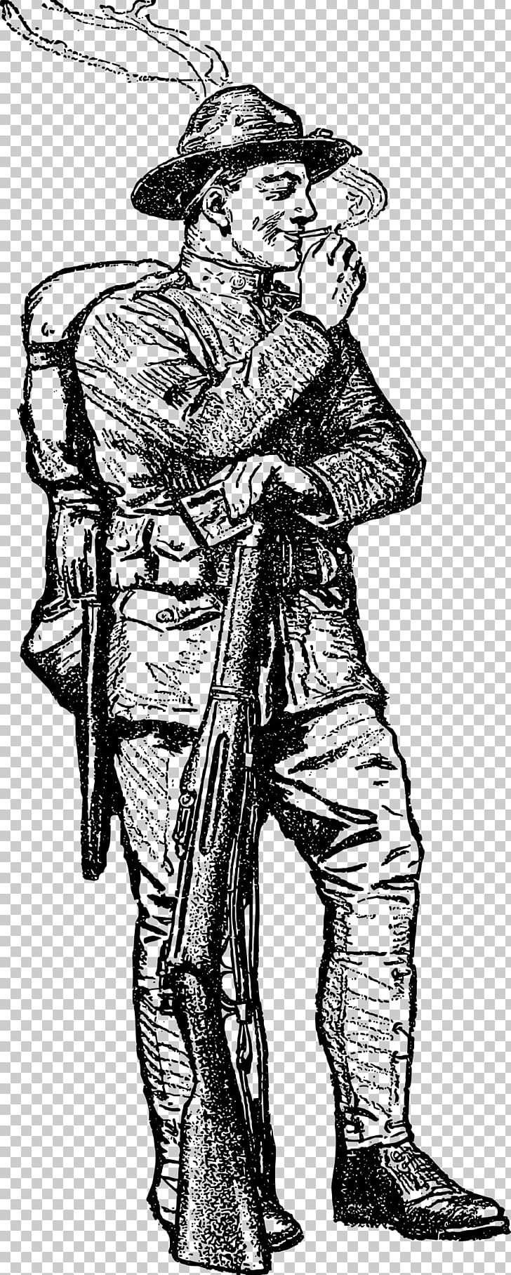 First World War Second World War Soldier Military Drawing PNG, Clipart, Art, Black And White, Fashion Illustration, Fictional Character, First World War Free PNG Download