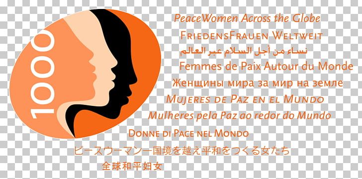 PeaceWomen Across The Globe Woman Violence Against Women PNG, Clipart, Brand, Line, Logo, Nobel Peace Prize, Orange Free PNG Download