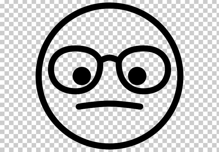 Computer Icons Emoticon Smiley Nerd PNG, Clipart, Area, Black And White, Circle, Computer Icons, Download Free PNG Download