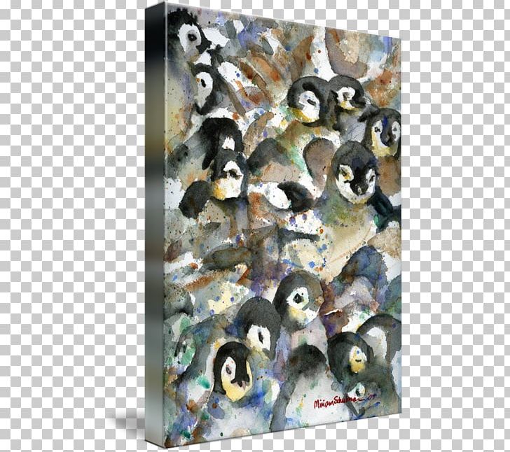 Penguin Watercolor Painting Oil Painting Art PNG, Clipart, Abstract Art, Art, Bird, Canvas, Fauna Free PNG Download