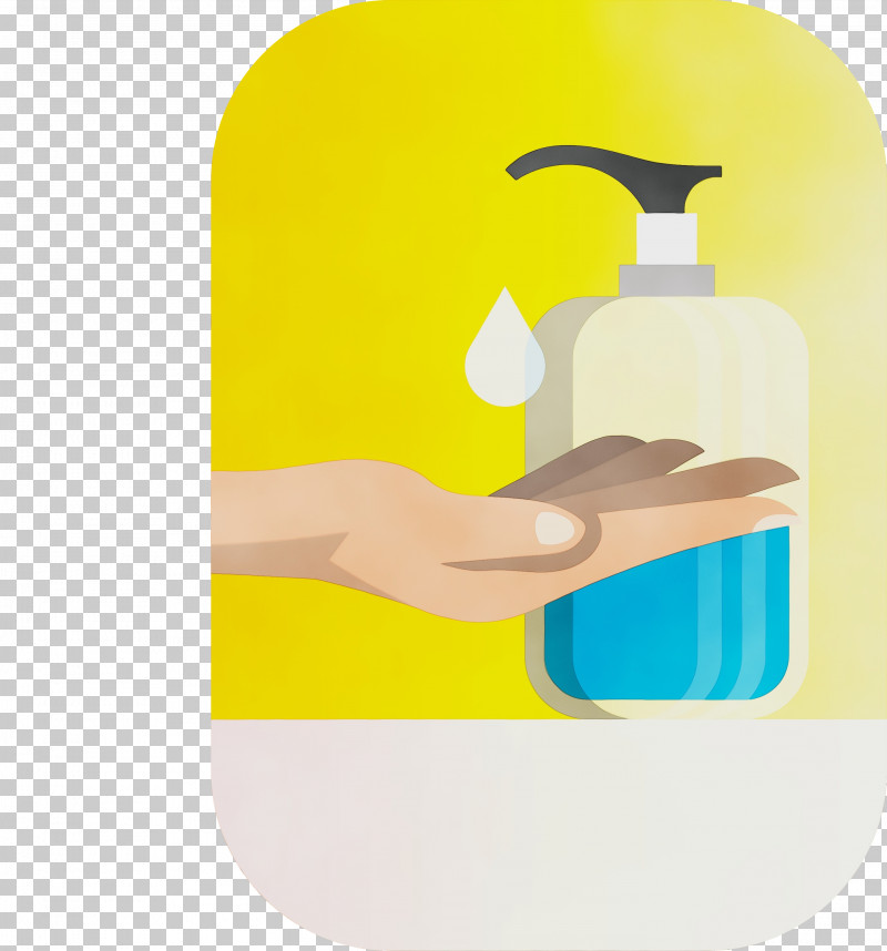 Yellow Font PNG, Clipart, Hand Sanitizer, Hand Washing, Paint, Wash Your Hands, Watercolor Free PNG Download