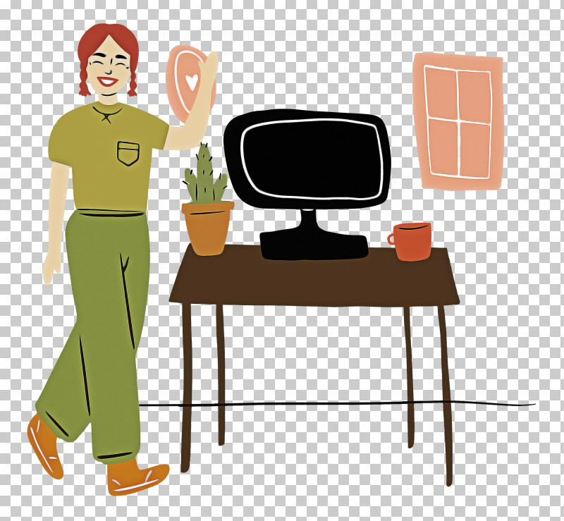 At Home PNG, Clipart, At Home, Cartoon, Credit, Desk, Drawing Free PNG Download