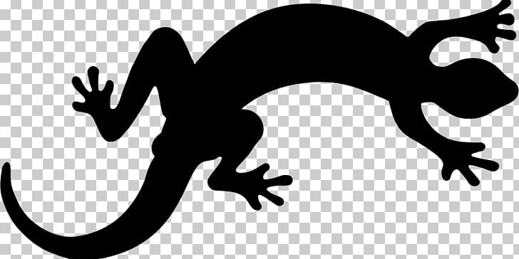 Lizard Reptile Silhouette PNG, Clipart, Amphibian, Black And White, Computer Icons, Drawing, Fictional Character Free PNG Download