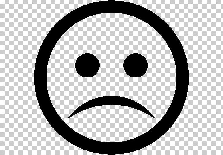 Smiley Emoticon Sadness PNG, Clipart, Area, Black And White, Circle, Computer Icons, Depression Free PNG Download